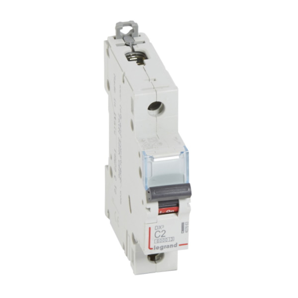 

Выключатель автоматический Legrand DX3 однополюсный (1P/1П) 2А C 6kA/10kA (407663)