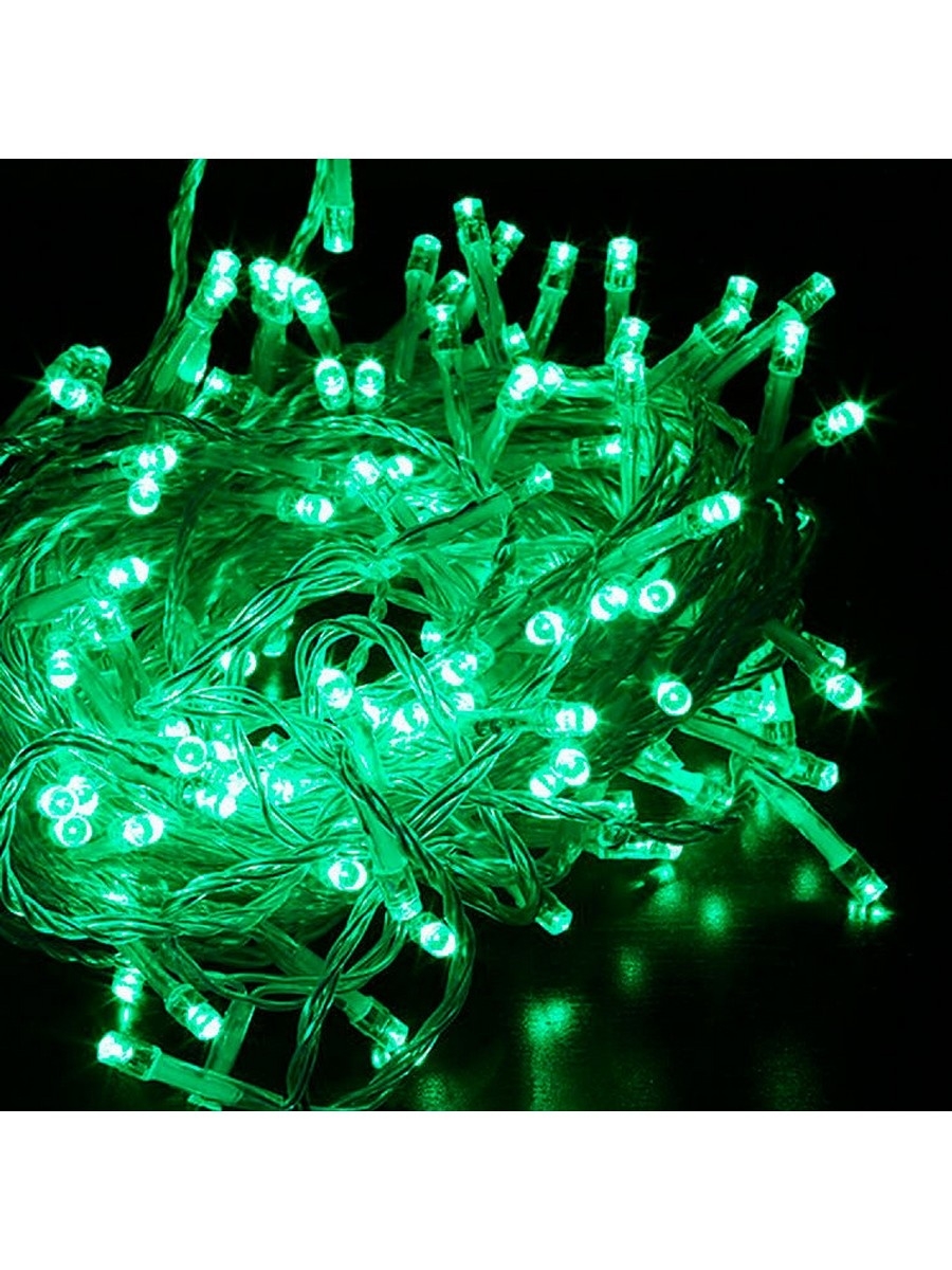 

Гирлянда ECOLA N4GM05ELC светодиодная бахрома, ламп: 135 шт., 5 м x 50 см, режимов: 8, от сети, зеленый (N4GM05ELC), N4GM05ELC