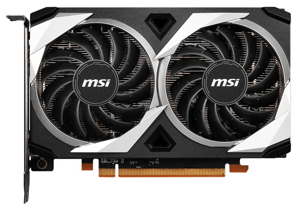 

Видеокарта MSI AMD Radeon RX 6500 XT Radeon, 4Gb DDR6, 64 бит, PCI-E, HDMI, DP, Retail (RX 6500 XT MECH 2X 4G OC), Radeon