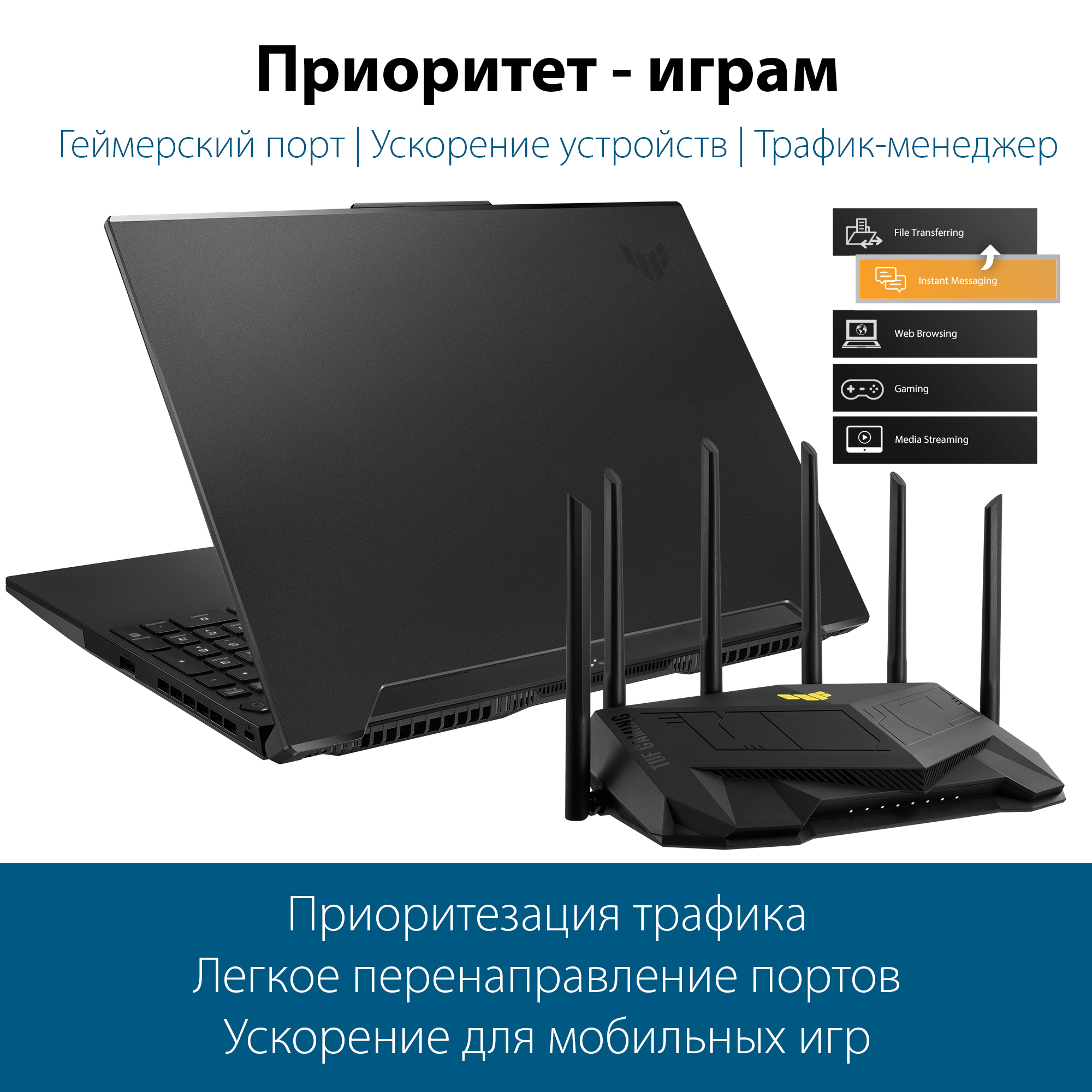 Wi-Fi роутер ASUS TUF-AX5400, до 4.8 Гбит/с, 942349 купить в Уфе в  интернет-магазине e2e4