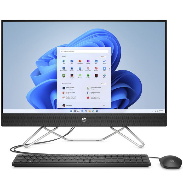 

Моноблок HP AIO 27-cb0027ur 27" 1920x1080, AMD Ryzen 3 5300U 2.6GHz, 8Gb RAM, 256Gb SSD, AMD Radeon Graphics, WiFi, BT, Cam, Windows 11, черный, клавиатура, мышь (5D217EA), 27-cb0027ur
