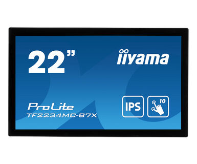

Монитор 21.5" Iiyama TF2234MC-B7X IPS, сенсорный, 1920x1080 (16:9), 350кд/м2, 85Hz, 8мс, 178°/178°, FreeSync, VGA, HDMI, DisplayPort, черный (TF2234MC-B7X), TF2234MC-B7X