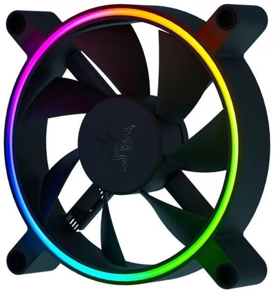 

Вентилятор Razer Kunai Chroma, 140 мм, 1600rpm, 30 дБ, 4-pin PWM, 1шт, ARGB (RC21-01800200-R3M1), Kunai Chroma