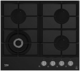 Газовая варочная панель Beko HILW64325SB, 4 конфорки, черный (7763586742)