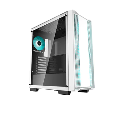 Корпус Deepcool CC560 WH, ATX, Midi-Tower, USB 3.0, синяя подсветка, белый, без БП (R-CC560-WHGAA4-G-1)