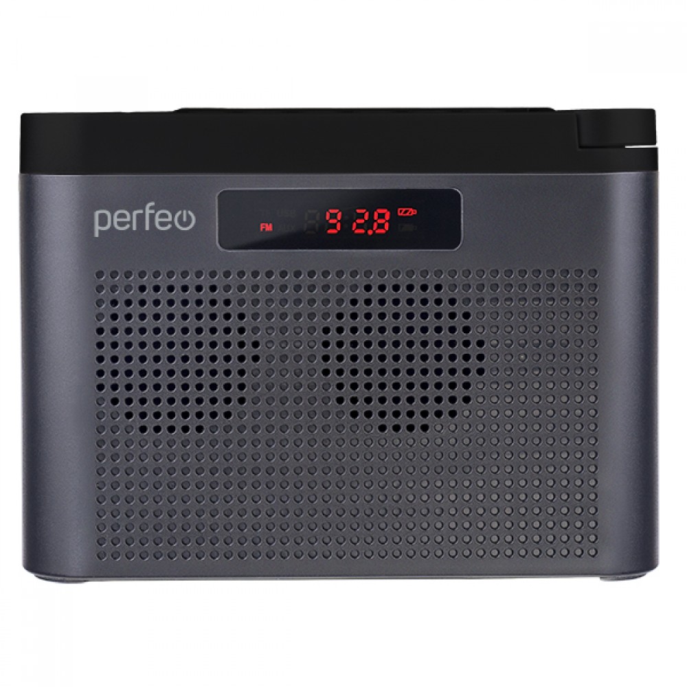 

Акустика портативная Perfeo ТАЙГА, 6Вт, FM, AUX, USB, microSD, серый (PF_C4941), ТАЙГА