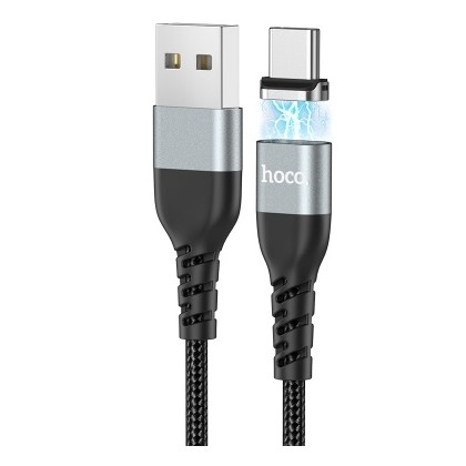 

Кабель USB Type-C(m)-USB 2.0(Am), 2.4A, 1.2м, черный HOCO U96 (HC- 42209 ), U96
