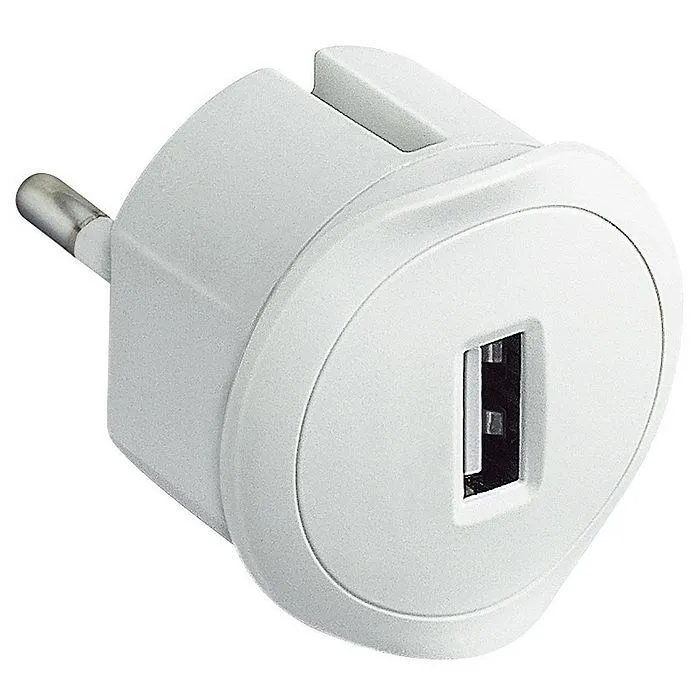 

Сетевое зарядное устройство Legrand 050680 5W, 1USB, 1.5A, белый (050680), 050680
