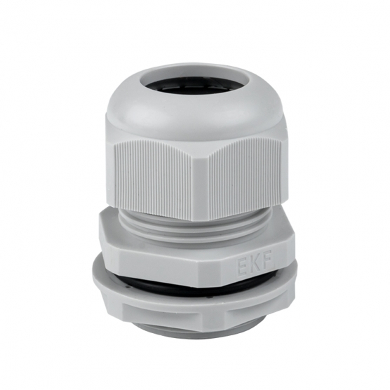 

Сальник EKF PROxima PG21 , d отв. 27 мм / d провод. 13-18 мм IP54, пластик, серый ( plc-pg-21-r), PG21