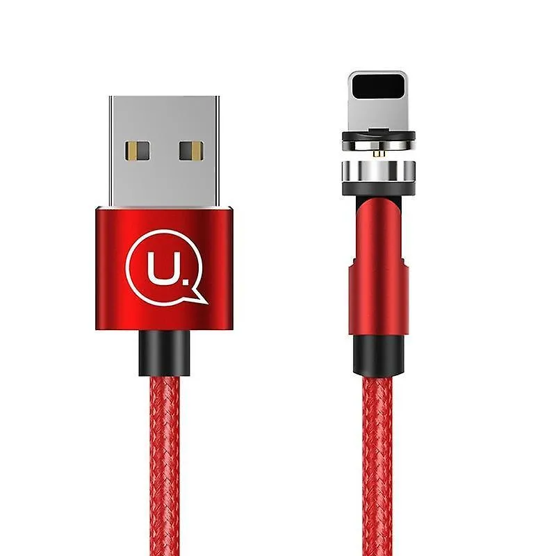 

Кабель Lightning 8-pin(m)-USB 2.0(Am), 2.1A, 1м, красный USAMS U59 US-SJ472 (6958444924472), US-SJ472