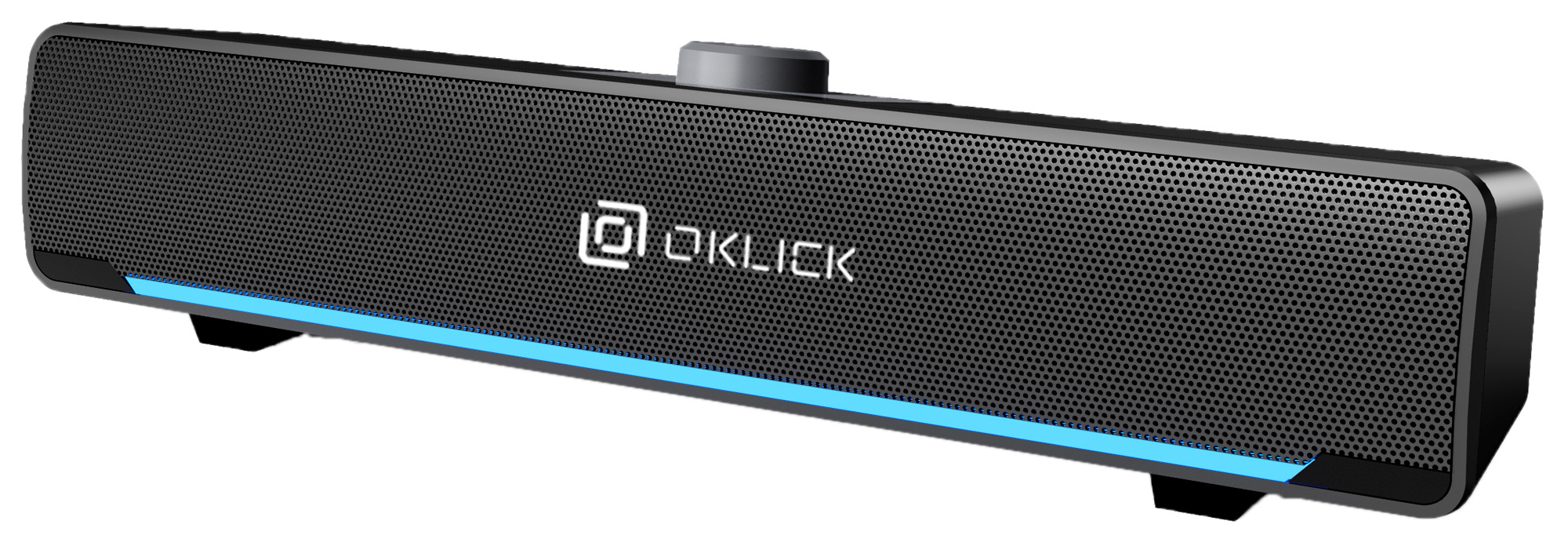 Саундбар 2.0 Oklick OK-537S, 6Вт, Bluetooth, подсветка, черный ( 1475436)