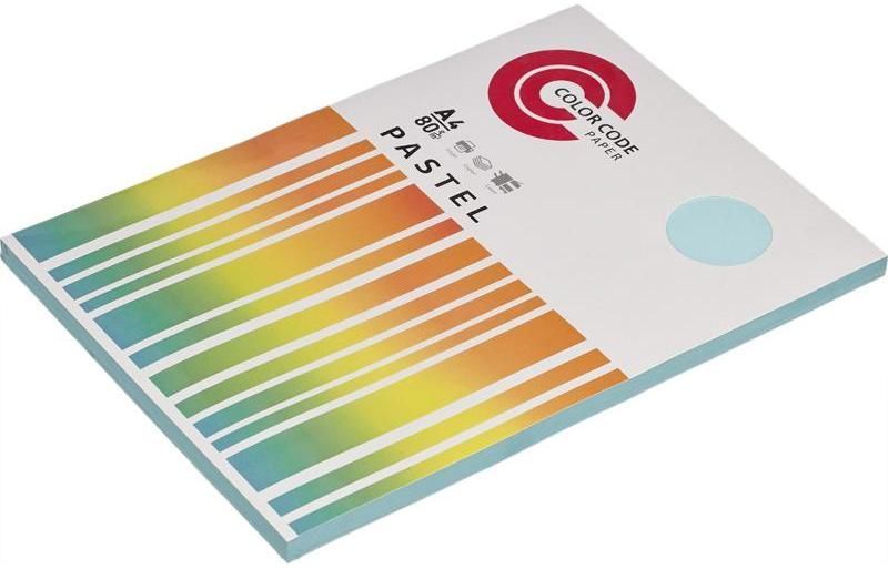 

Бумага A4 80 г/м² 100 листов, голубой пастель ColorCode COLOR 473346 (1060604), 473346