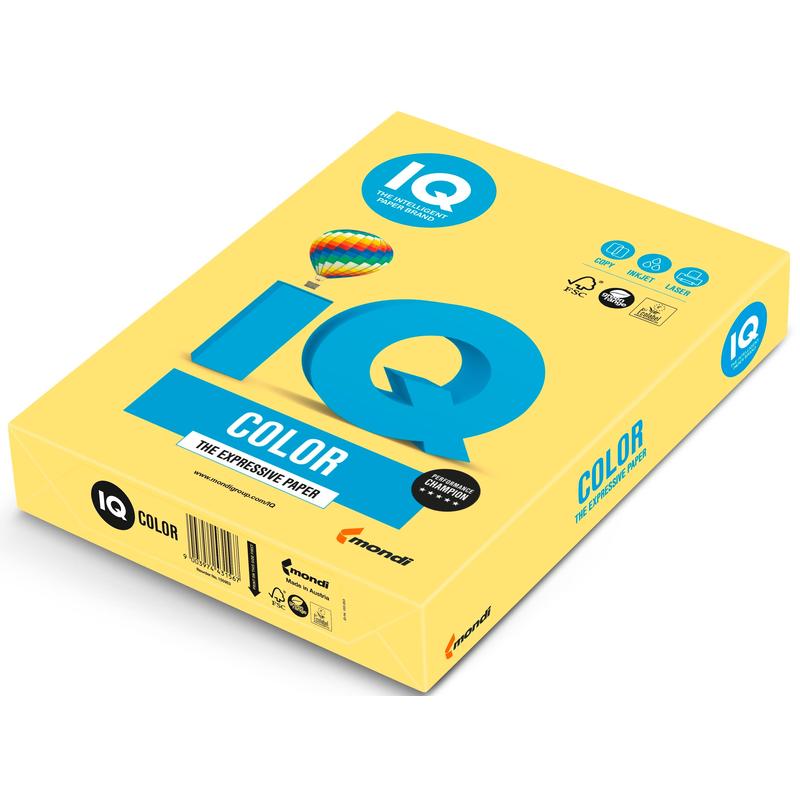 

Бумага A4 80 г/м² 500 листов, лимонный IQ COLOR ZG34 (1680346), ZG34