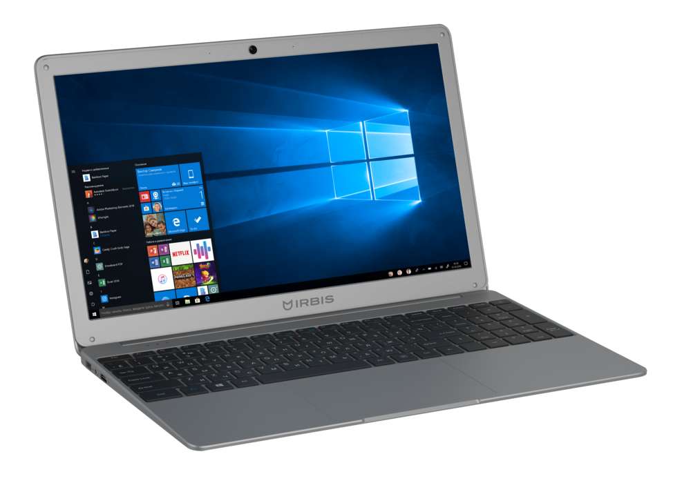 

Ноутбук IRBIS 15.6" IPS 1920x1080, Intel Core i3 5005U 2 ГГц, 8Gb RAM, 256Gb SSD, W10, серый (NB510)