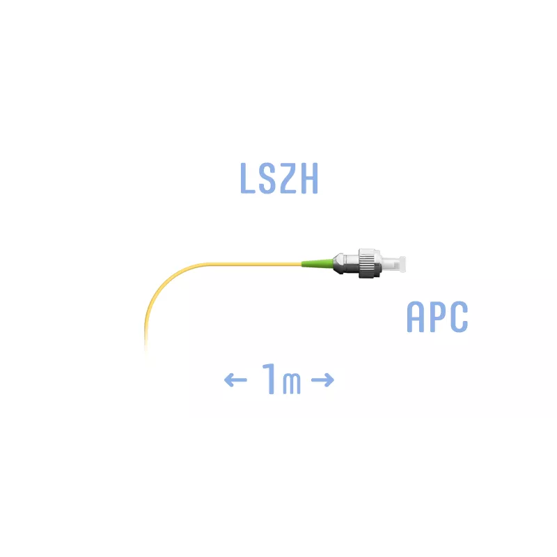

Пигтейл SNR, FC/APC, одномодовый, 9/125, G.652.D, одинарный, 1м, желтый (pigtail FC/APC SM 1 m)