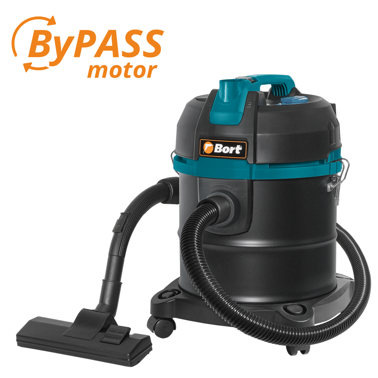 

Строительный пылесос Bort BSS-1220 BLACK, сетевой, 1.2 кВт, сухая, влажная уборка, объем пылесборника 20 л, контейнер, диаметр шланга 3.2 см, длина шланга 2 м, встроенная розетка, 6 кг (93412598), BSS-1220 BLACK