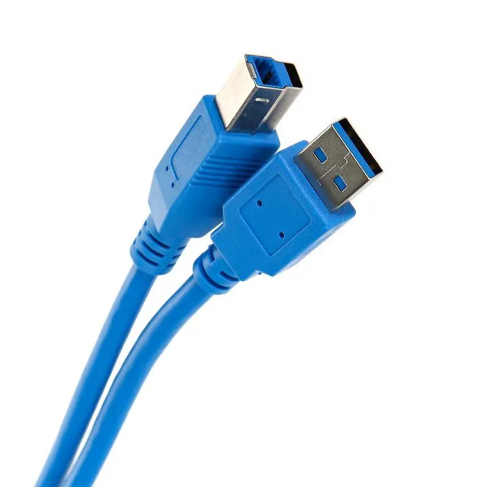 

Кабель USB(Am)-USB(Bm), 3 м, синий, VCOM VUS7070 (VUS7070-3M)