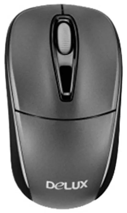 

Мышь беспроводная Delux DLM-123GBDG, 1000dpi, оптическая светодиодная, USB, темно-серый, DLM-123GBDG