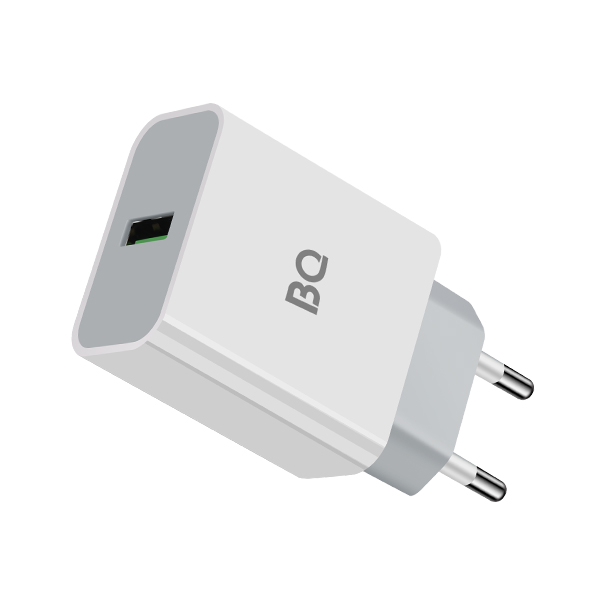 Сетевое зарядное устройство BQ 18W1A01 18W, 1USB, Quick Charge, белый