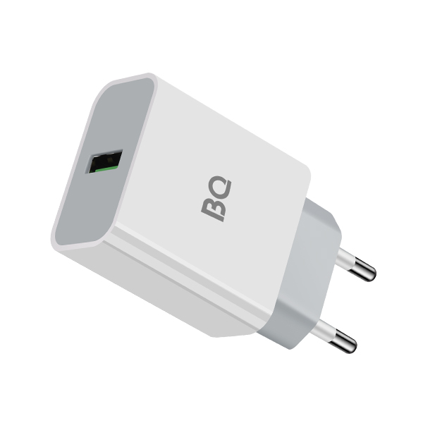 Сетевое зарядное устройство BQ 18W1A01 18W 1USB Quick Charge белый 280₽