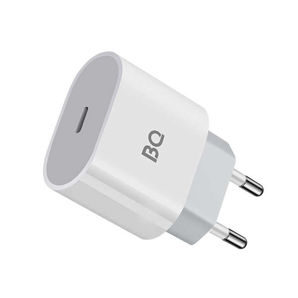 Сетевое зарядное устройство BQ 20W1A01 20W, USB type-C, PD, белый