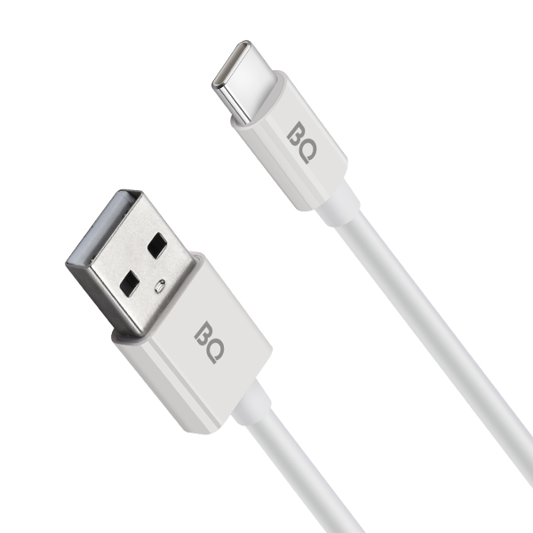 

Кабель USB 2.0(Am)-USB 2.0 Type-C(m), 2A, 1.2м, белый BQ CС03, CС03