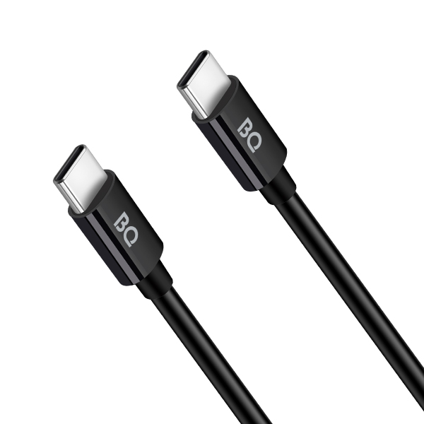 

Кабель USB Type-C-USB Type-C, 3A, 1.2м, черный BQ CС04, CС04