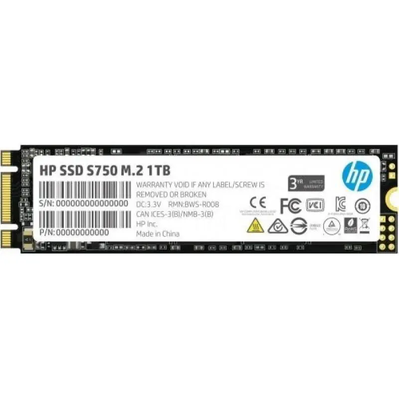 Твердотельный накопитель (SSD) HP 1Tb S750 , 2280, M.2 (16L57AA#ABB) - фото 1