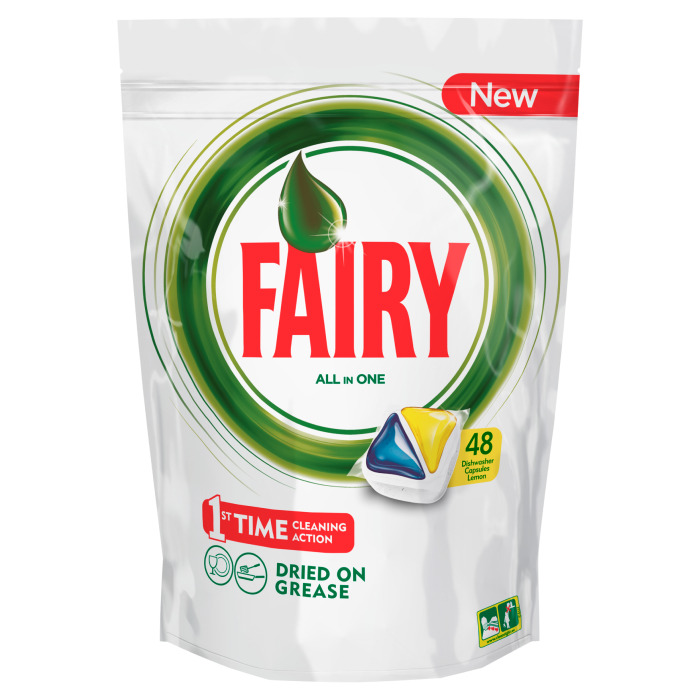 

Капсулы для посудомоечной машины Fairy Original All in One, 48 шт. (FR-81574815), All in One