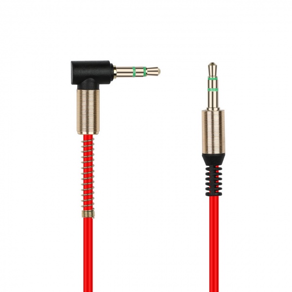 

Кабель Jack 3.5mm(M)-Jack 3.5mm(M) угловой/прямой, 1м, красный Smartbuy L-TYPE A-35-35-fold (A-35-35-foldbox red), A-35-35-fold