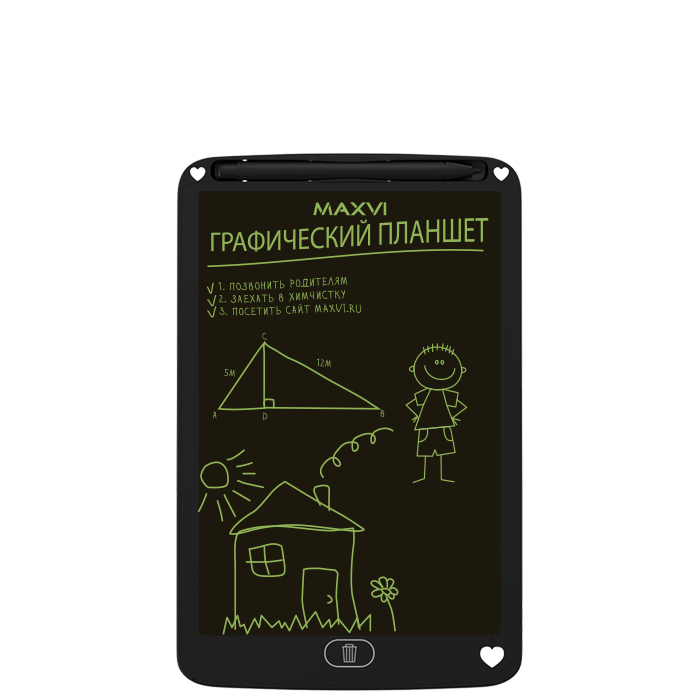 Графический планшет Maxvi MGT-01, 8.5", черный