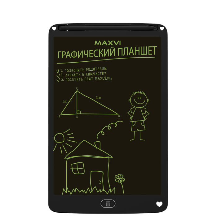Графический планшет Maxvi MGT-02, 10.5", черный
