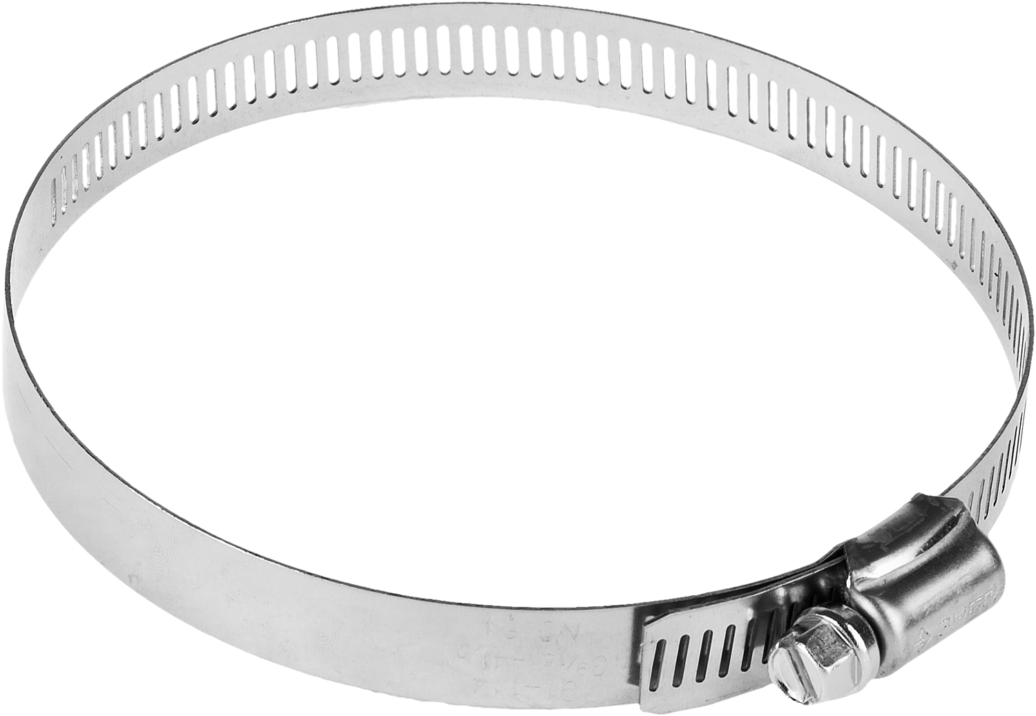 

Хомут, нерж. сталь ЗУБР, 1.27 см, 2 шт., просечная лента, ширина 12.7 мм, диаметр 91-114 мм, 2 шт. (пакет), сталь (37815-091-114-2)