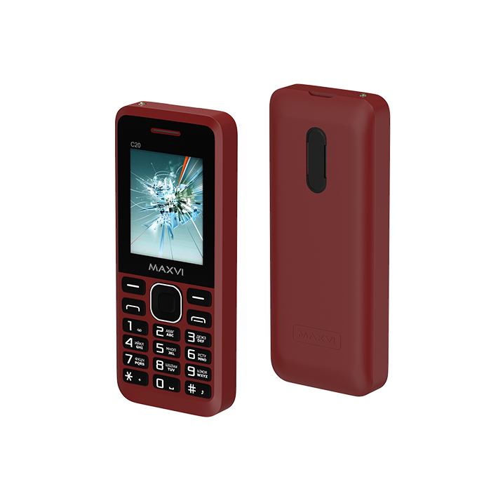 

Мобильный телефон MAXVI C20, 1.77" 128x160 TFT, Spreadtrum SC6531E, 32Mb RAM, 32Mb, BT, 2-Sim, 600 мА·ч, micro-USB, красное вино, C20