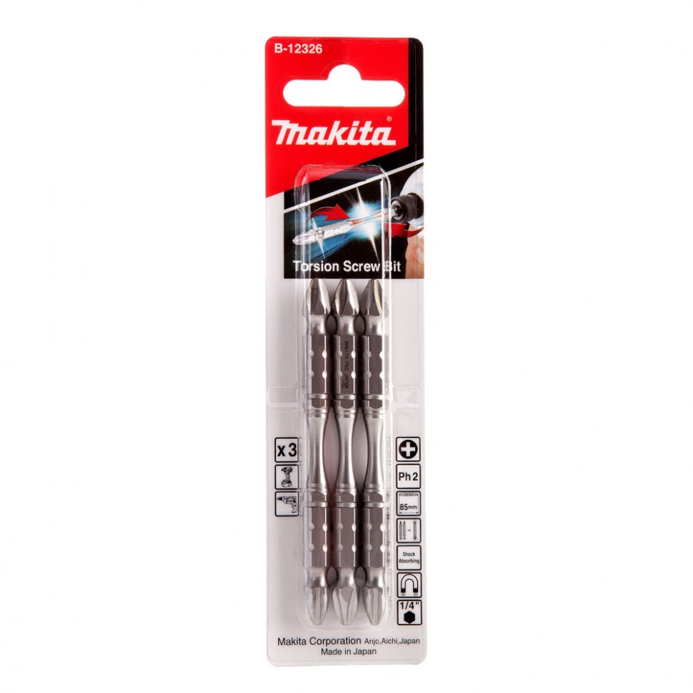 

Набор бит Makita, 3шт. (B-12326)