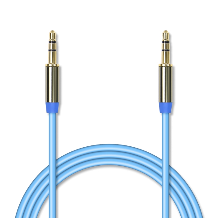 

Кабель Jack 3.5mm(M)-Jack 3.5mm(M), 1.5м, синий Jet.A JA-AC01 (JA-AC01 1.5m Blue), JA-AC01
