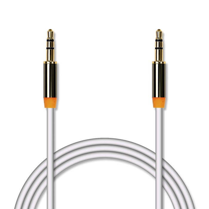 

Кабель Jack 3.5mm(M)-Jack 3.5mm(M), 3м, белый Jet.A JA-AC01 (JA-AC01 3m White), JA-AC01