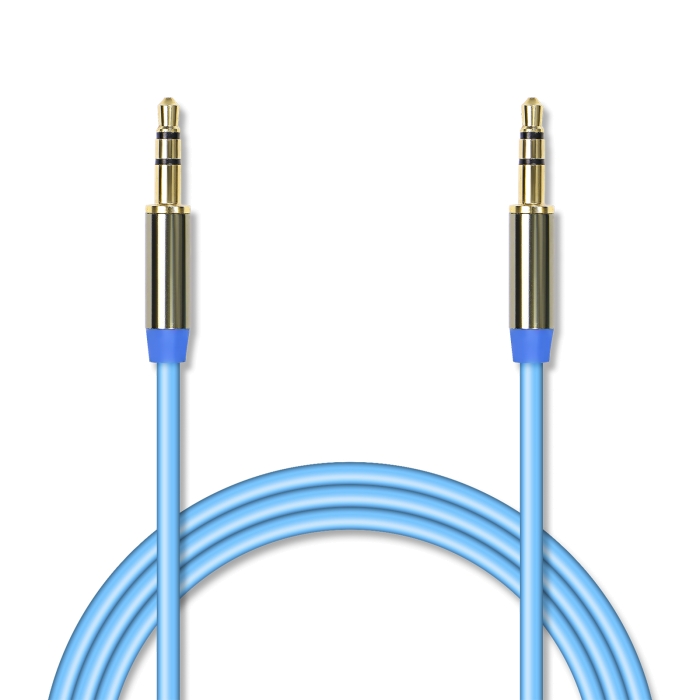 

Кабель Jack 3.5mm(M)-Jack 3.5mm(M), 3м, синий Jet.A JA-AC01 (JA-AC01 3m Blue), JA-AC01