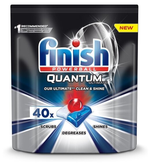 

Капсулы для посудомоечной машины Finish Quantum Ultimate , 60шт. (3120236), 0