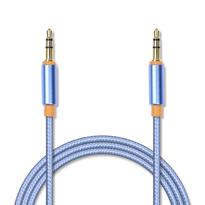 

Кабель Jack 3.5mm(M)-Jack 3.5mm(M), 1.5м, синий Jet.A JA-AC02 (JA-AC02 1.5m Blue), JA-AC02