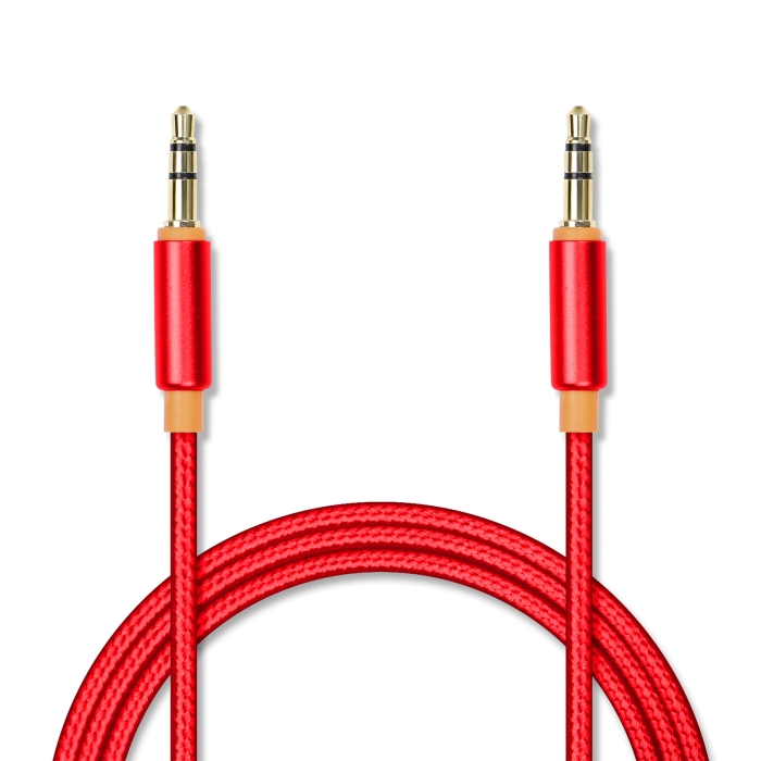 

Кабель Jack 3.5mm(M)-Jack 3.5mm(M), 2м, красный Jet.A JA-AC02 (JA-AC02 2m Red), JA-AC02