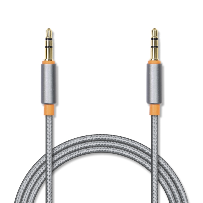 

Кабель Jack 3.5mm(M)-Jack 3.5mm(M), 3м, серый Jet.A JA-AC02 (JA-AC02 3m Grey), JA-AC02