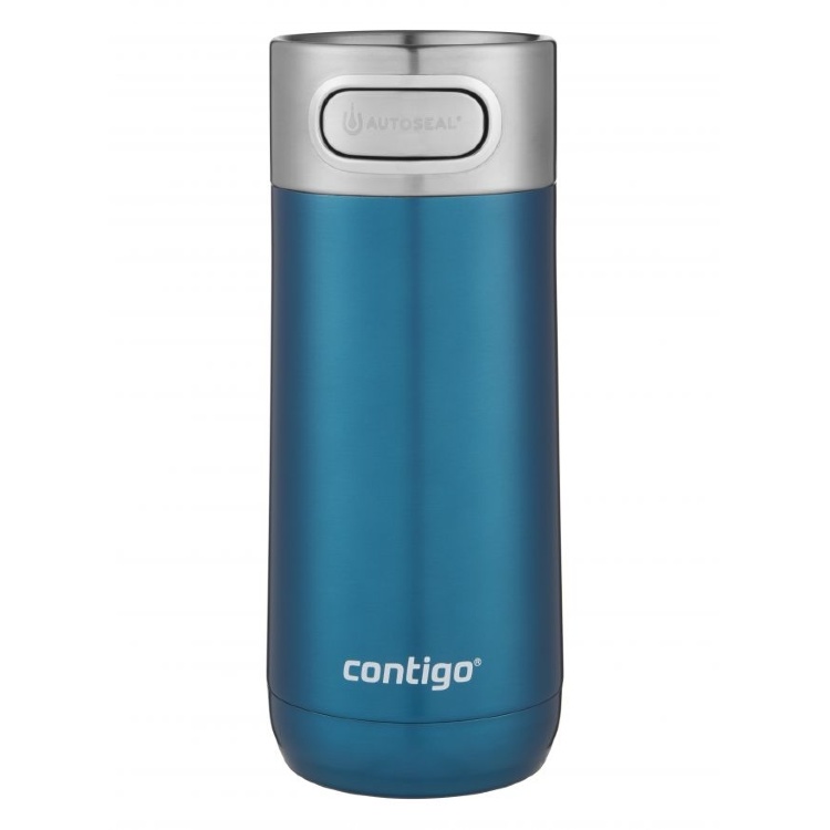 

Термокружка Contigo Luxe, 360мл, корпус сталь/колба сталь, бирюзовый (2104368), Luxe
