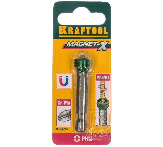 

Бита Kraftool EXPERT PH2, 50мм, 1/4 (тип Е), магнитная, 1шт. (26128-2-50-1)