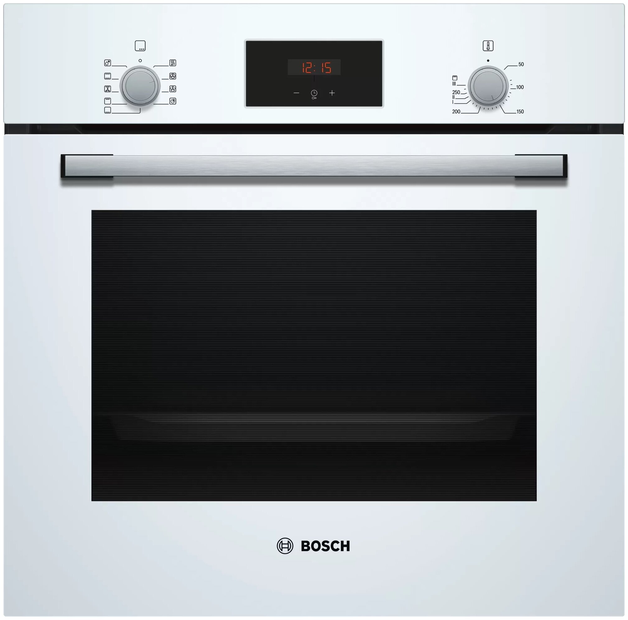 

Духовой шкаф электрический Bosch Serie 2 HBF114EW0R, белый (HBF114EW0R), HBF114EW0R