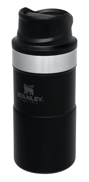 Термокружка Stanley Classic Trigger Action, 250мл, корпус сталь/колба сталь, черный (10-09849-010)