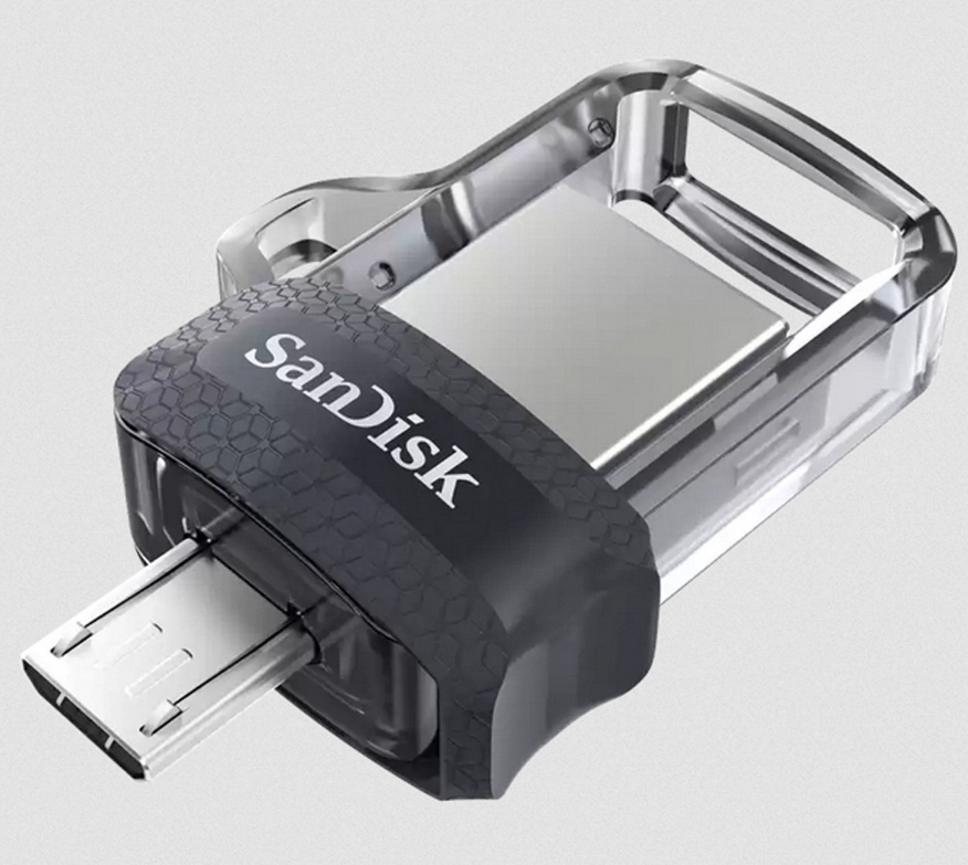 

Флешка 64Gb USB 3.1/microUSB Sandisk Ultra Ultra, черный, Ultra