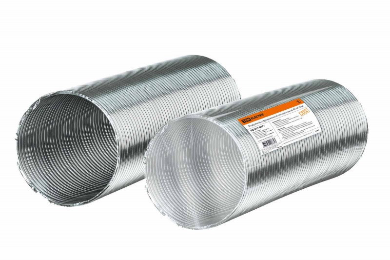 

Воздуховод гофрированный алюминиевый TDM SQ1807-0072, Ø160, длина 0,6м/3м, толщина 80мкм, серый (00000189179), SQ1807-0072