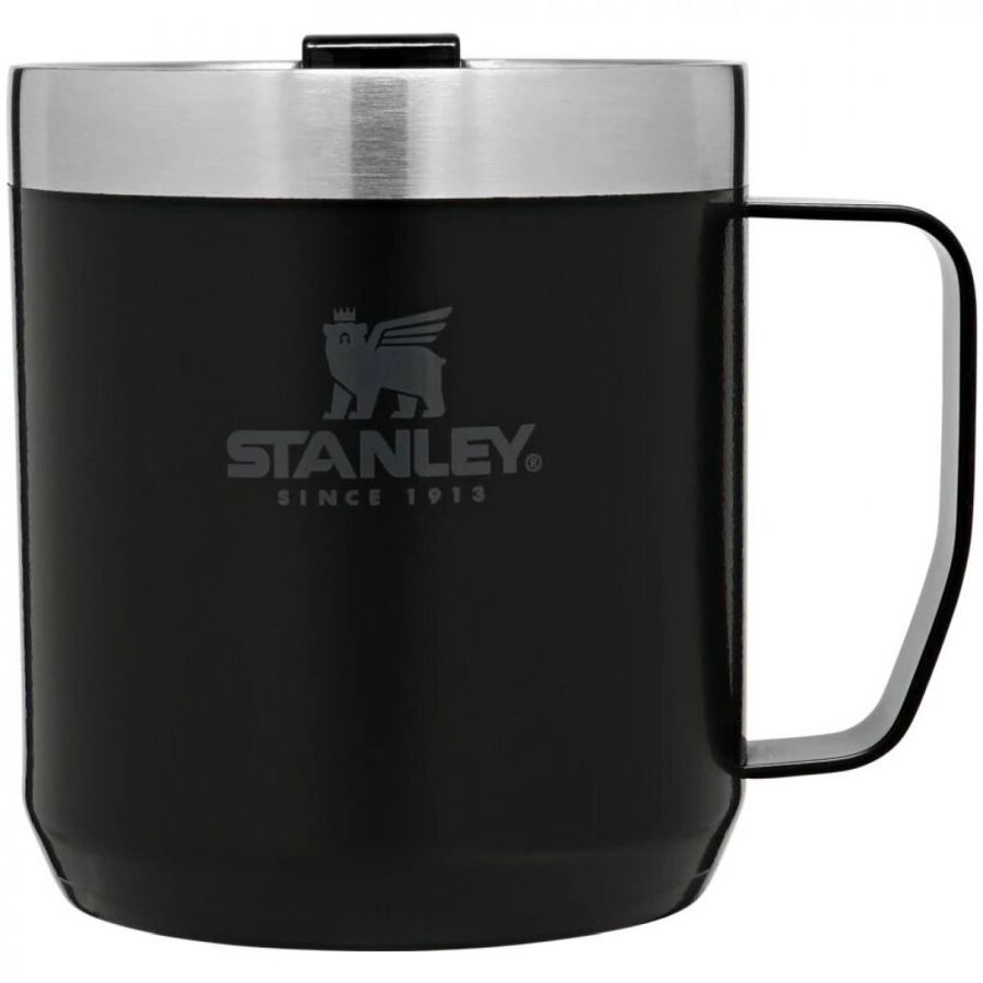 Термокружка Stanley Classic, 350мл, корпус сталь/колба сталь, черный (10-09366-006)