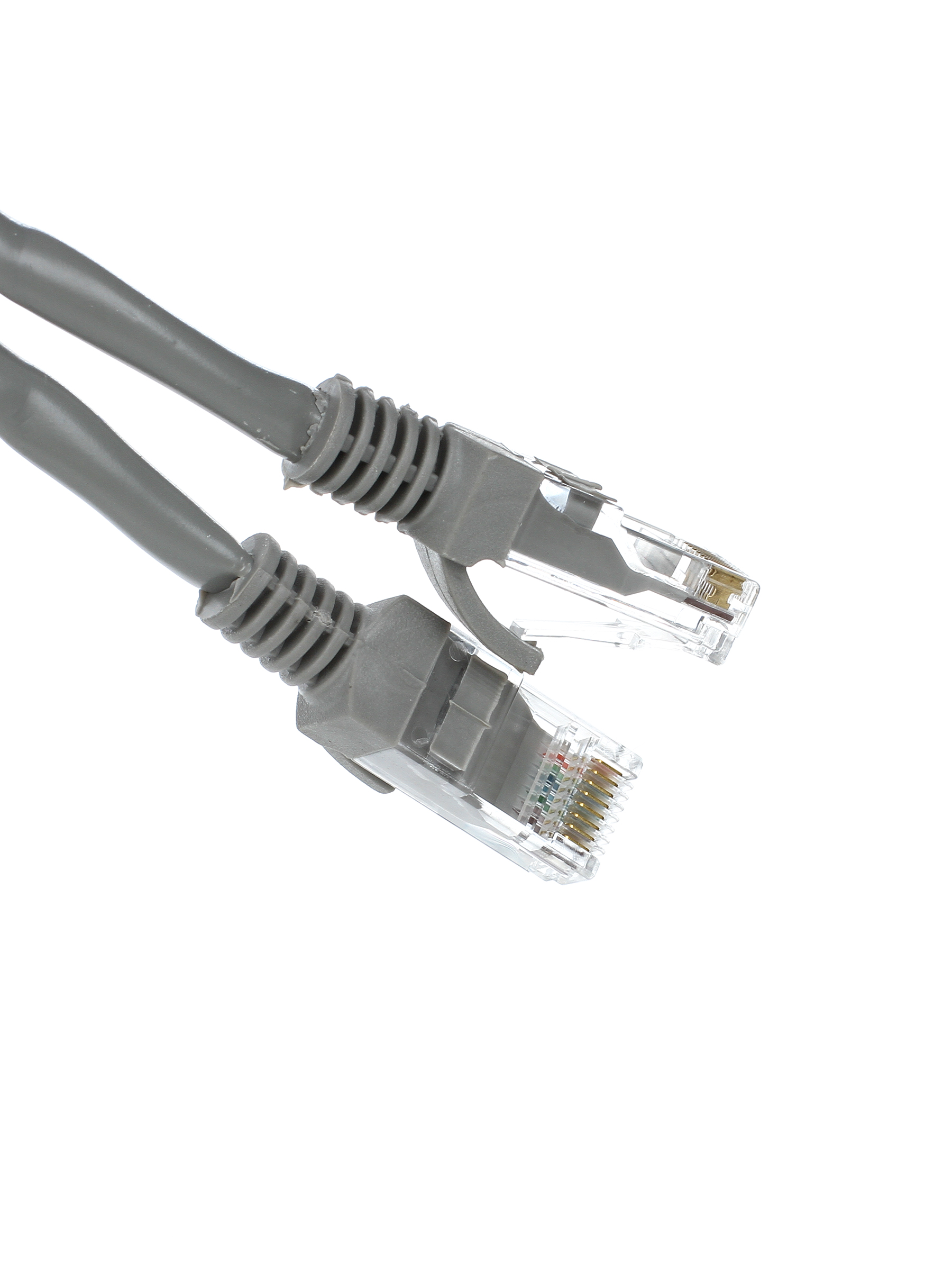 Патч-корд UTP кат.5e, 0.5м, RJ45-RJ45, серый, TV-COM (NP511-0.5M)